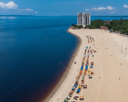 Ponta Negra Beach in Manaus: Leisure and Beauty in the Heart of the Amazon