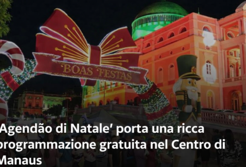 “Agendão di Natale” trasforma il Centro di Manaus in un palcoscenico di cultura, arte e celebrazione
