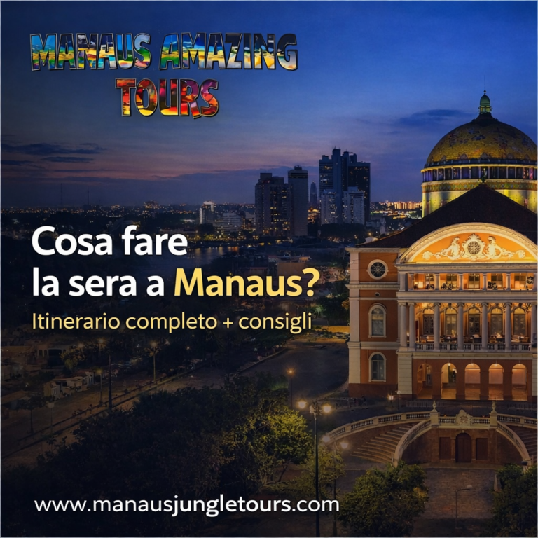 Cosa fare la sera a Manaus Itinerario completo + consigli per godersi la città