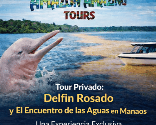 Tour Privado Delfines Rosados y el Encuentro de las Aguas en Manaos – Una Experiencia Exclusiva en el Corazón del Amazonas