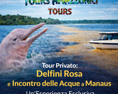 Tour Privato Delfini Rosa e l’Incontro delle Acque a Manaus – Un’Esperienza Esclusiva nel Cuore dell’Amazzonia