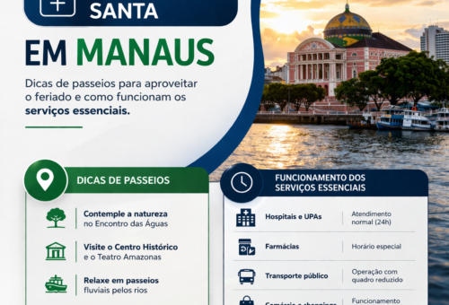 Sexta-feira Santa em Manaus Dicas de Passeios + Funcionamento dos Serviços Essenciais
