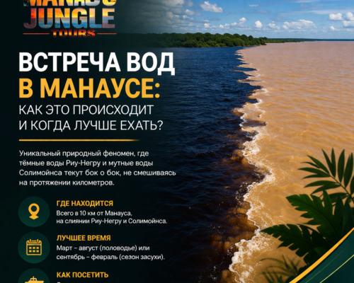 Встреча вод в Манаусе как это происходит и когда лучше ехать