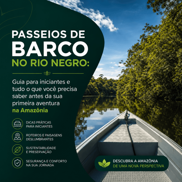 Passeios de Barco no Rio Negro Guia Para Iniciantes e Tudo o Que Você Precisa Saber Antes da Sua Primeira Aventura na Amazônia
