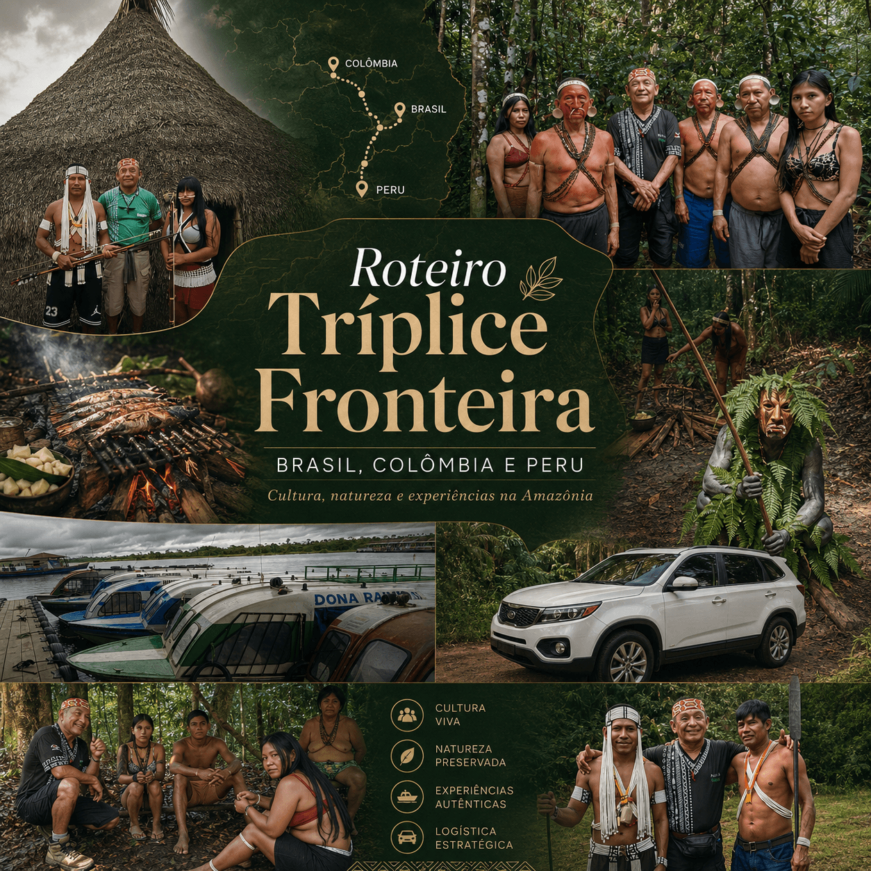 Roteiro Tríplice Fronteira Brasil, Colômbia e Peru