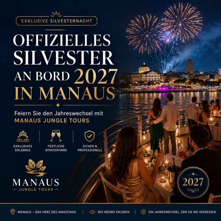 Offizielles Silvester an Bord 2027 in Manaus Feiern Sie den Jahreswechsel mit Manaus Jungle Tours