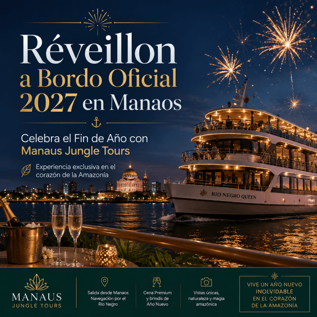 Réveillon a Bordo Oficial 2027 en Manaos Celebra el Fin de Año con Manaus Jungle Tours
