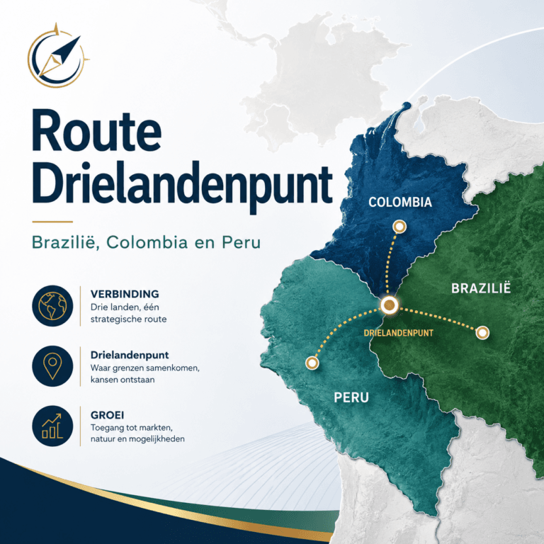 Route Drielandenpunt Brazilië, Colombia en Peru