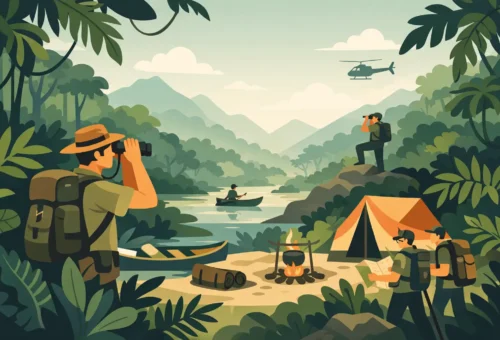 Como funciona expedição na selva