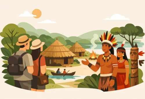 Como funciona visita em aldeia indígena