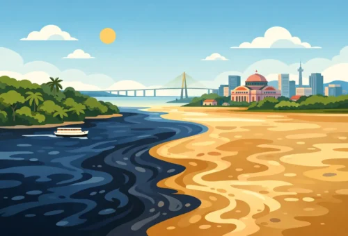 História do encontro das águas em Manaus