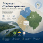 Маршрут «Тройная граница» Бразилия, Колумбия и Перу