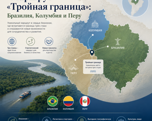 Маршрут «Тройная граница» Бразилия, Колумбия и Перу