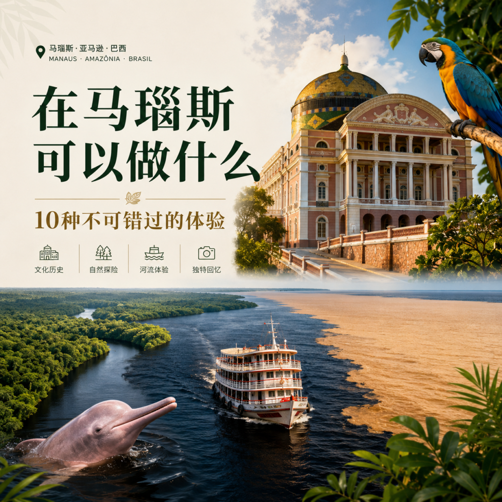 在马瑙斯可以做什么：10种不可错过的体验