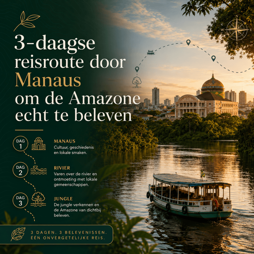 3-daagse reisroute door Manaus om de Amazone echt te beleven