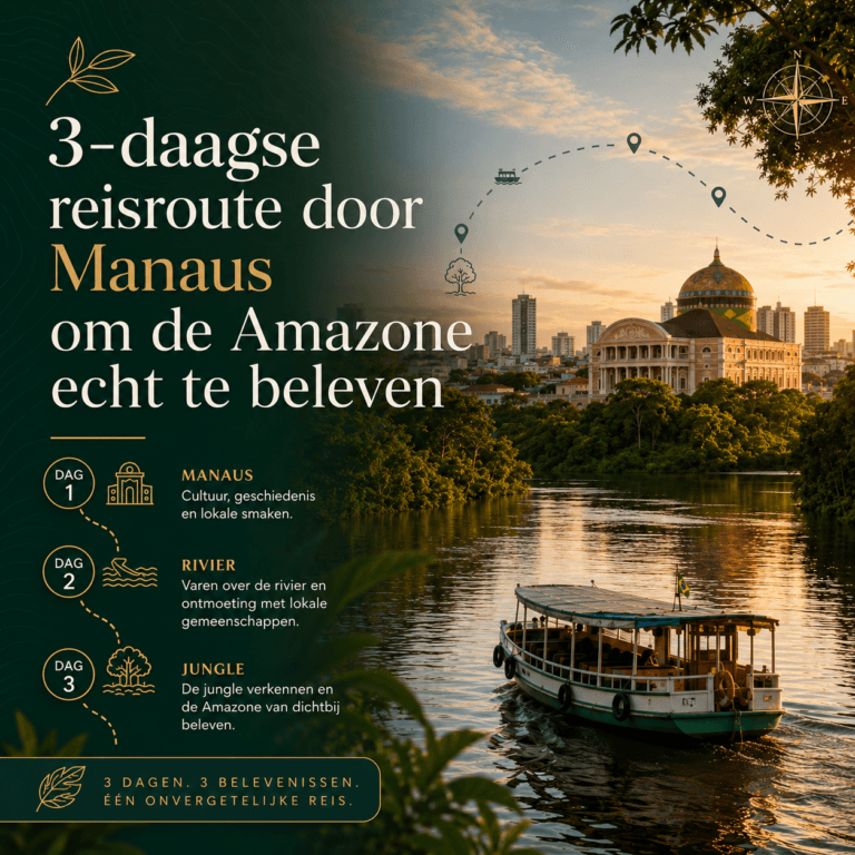 3-daagse reisroute door Manaus om de Amazone echt te beleven