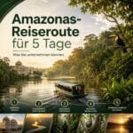 Amazonas-Reiseroute für 5 Tage - Was Sie unternehmen können