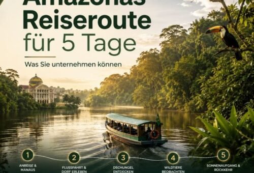 Amazonas-Reiseroute für 5 Tage - Was Sie unternehmen können
