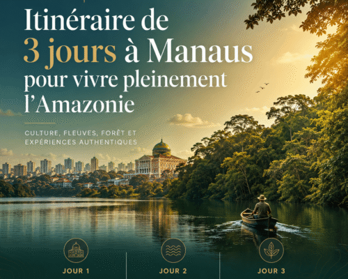Itinéraire de 3 jours à Manaus pour vivre pleinement l’Amazonie