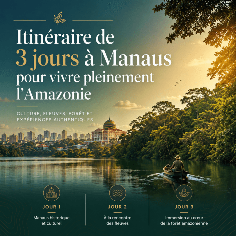 Itinéraire de 3 jours à Manaus pour vivre pleinement l’Amazonie