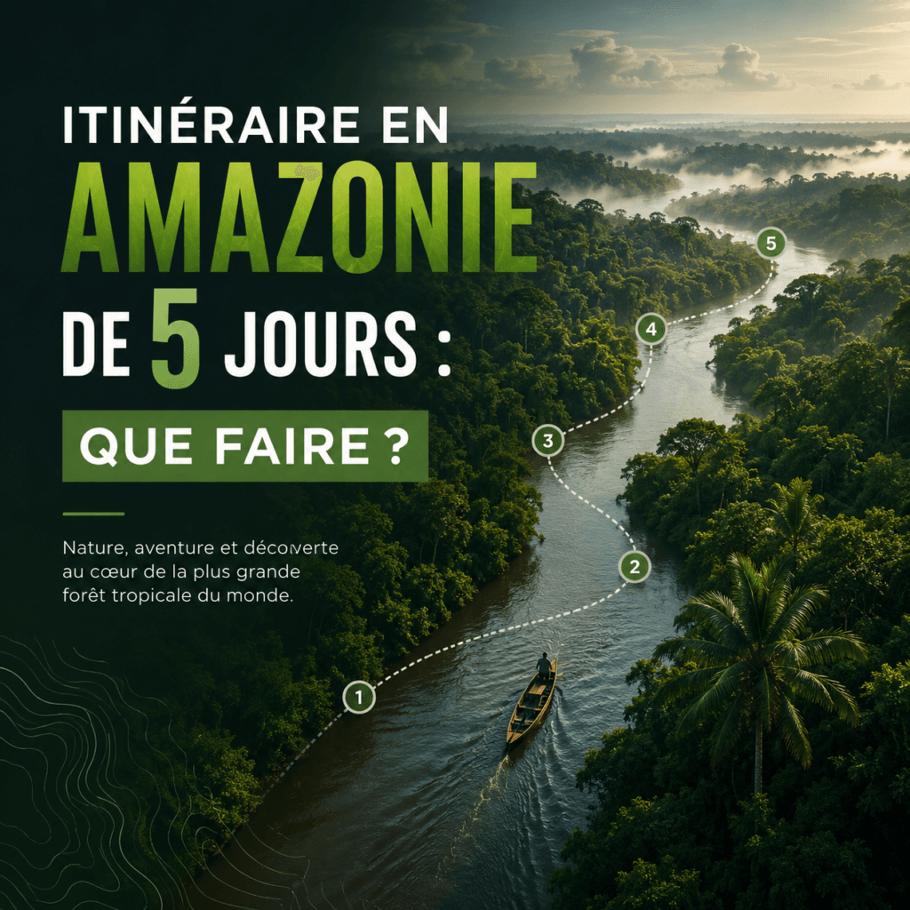 Itinéraire en Amazonie de 5 jours que faire