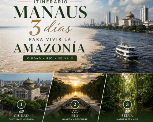 Itinerario Manaus 3 días para vivir la Amazonía