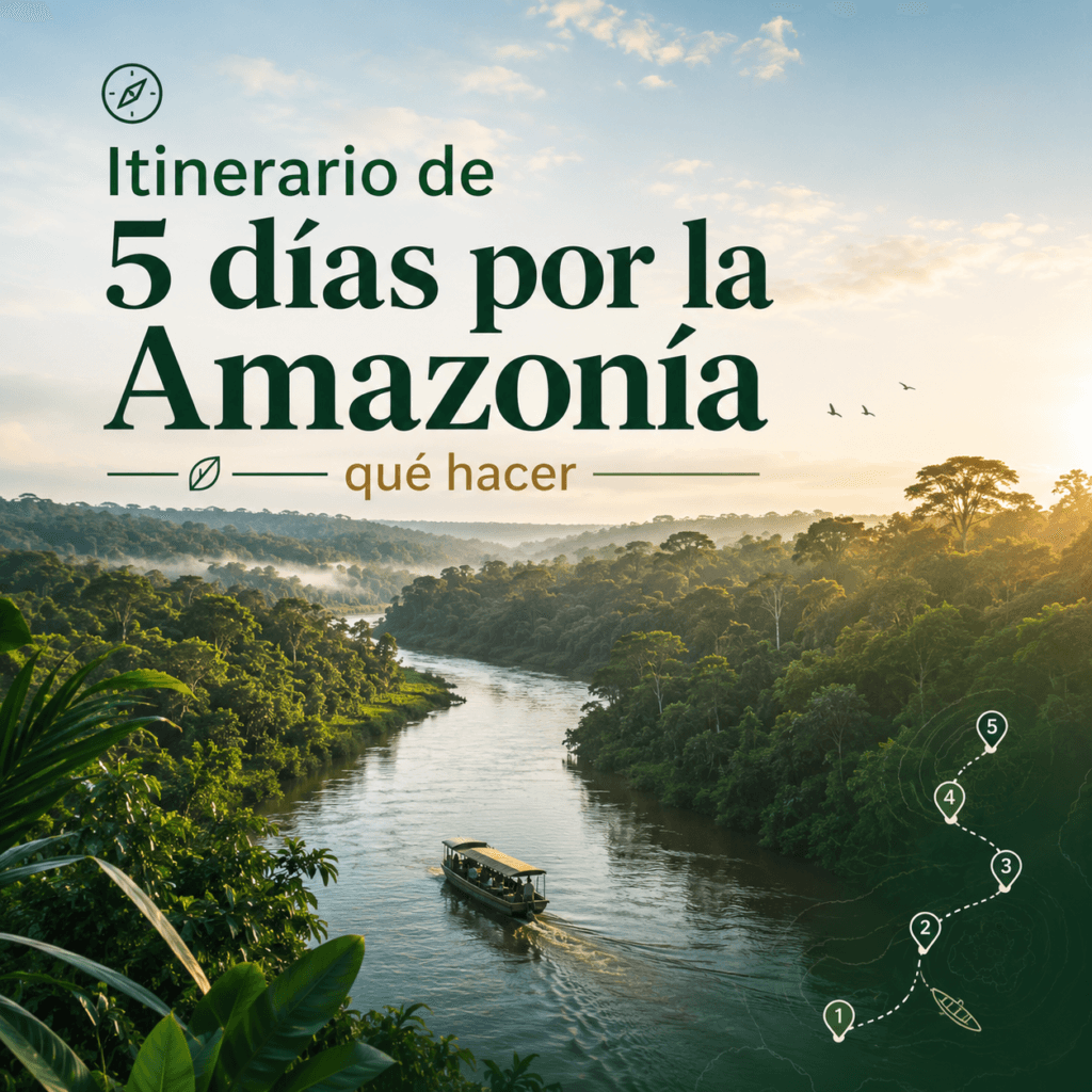 Itinerario de 5 días por la Amazonía qué hacer