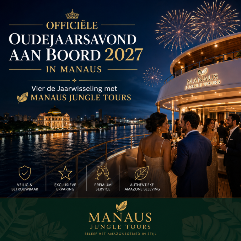 Officiële Oudejaarsavond aan Boord 2027 in Manaus Vier de Jaarwisseling met Manaus Jungle Tours