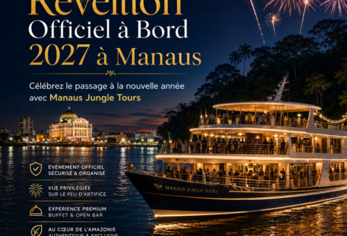 Réveillon Officiel à Bord 2027 à Manaus célébrez le passage à la nouvelle année avec Manaus Jungle Tours